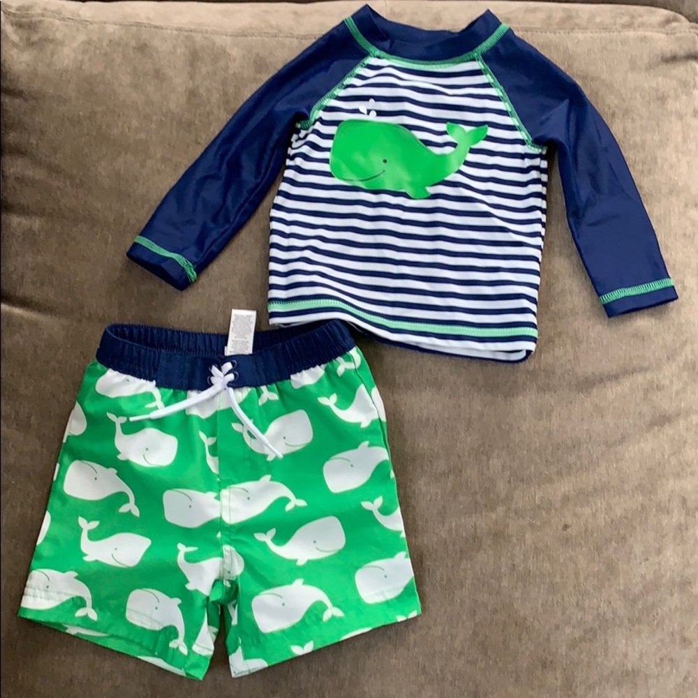 SOLD***Little me boys swimsuit